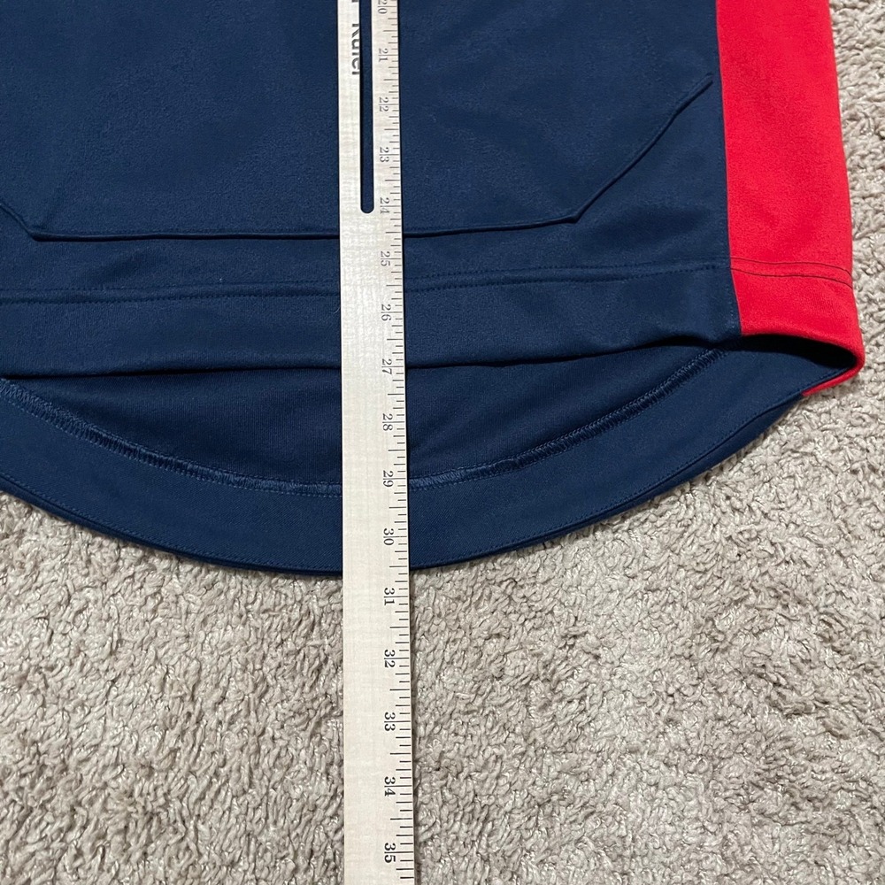 Gonzaga University Bulldogs Hoodie Mens Small Navy Blue Red Nike Basketball - Picture 10 of 12